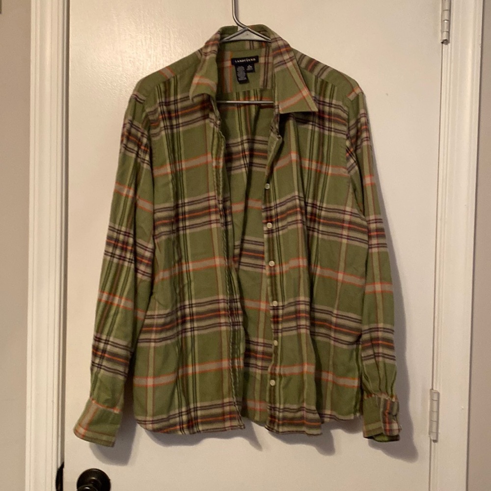 Lands End Flannel Shirt